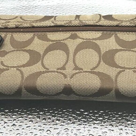 Coach Signature C Pleated Front Trifold Wallet - Picture 2 of 6